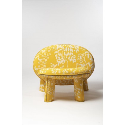Крісло Dino жовте ARHIVE FABRIC SERGIY KOLOS ShishkaProject